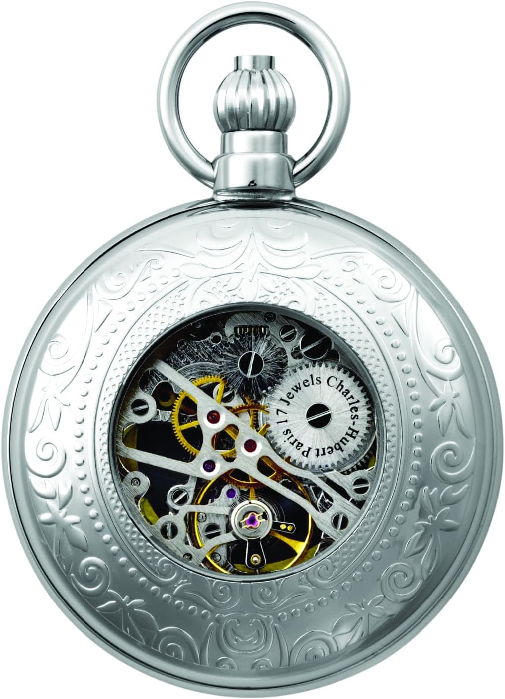 Charles Hubert 3527-W Mechanical Pocket Watch