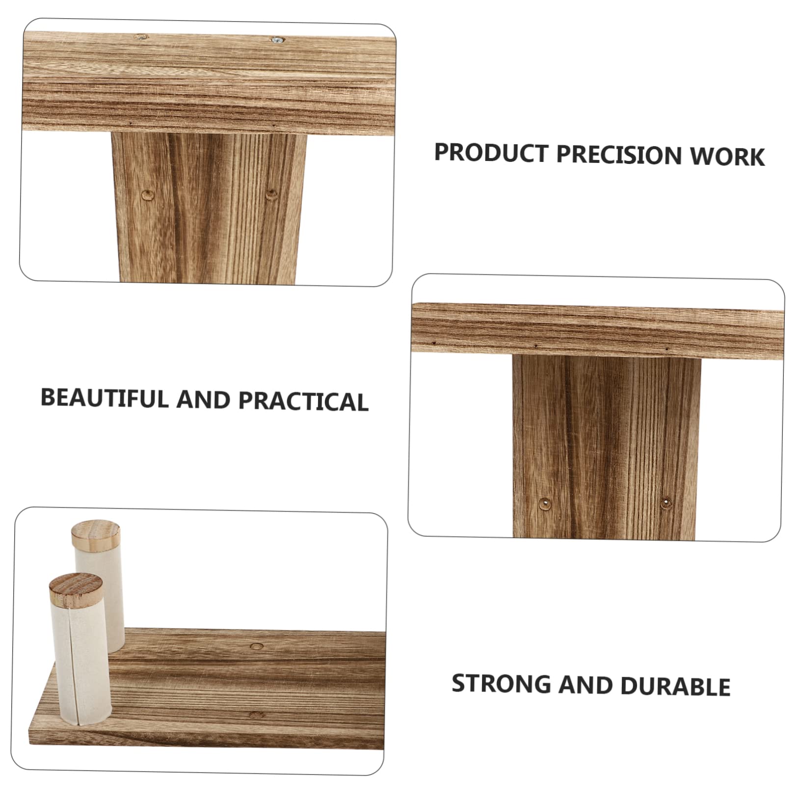UPKOCH Supporto per Chitarra in Legno da Muro 2 Pezzi, Appendi | Banjo e Mandolino, Design Salvaspazio per Casa e Piccoli Appartamenti, Facile da Installare e Rimuovere