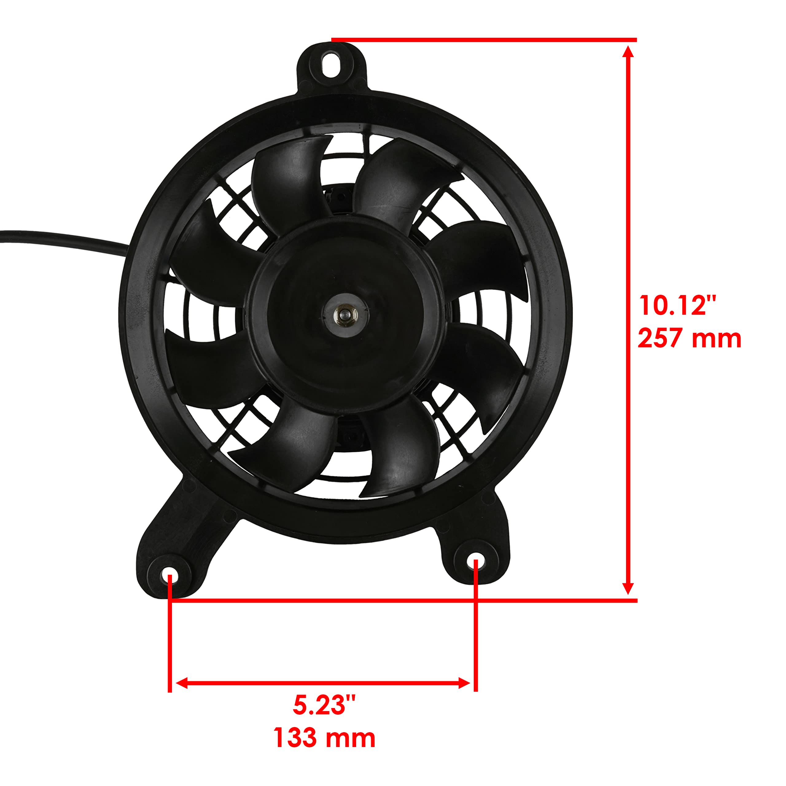 Amazon.com: Caltric Radiator Fan Compatible with Yamaha 1TD-E2405