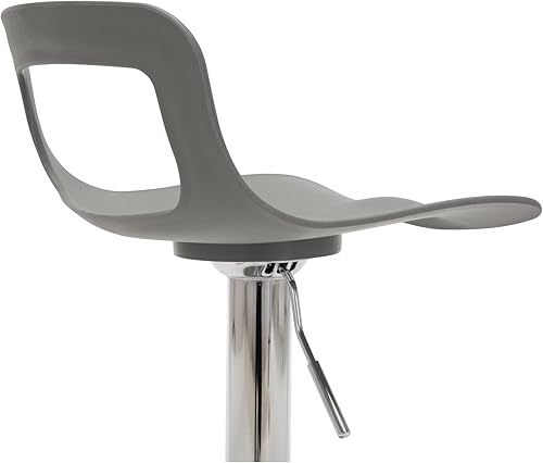 Miniatura 15 de NOBPEINT Taburete de bar giratorio ajustable con elevación de aire cromado contemporáneo, juego de 2, negro Negro -,Verde,Gris,Blanco