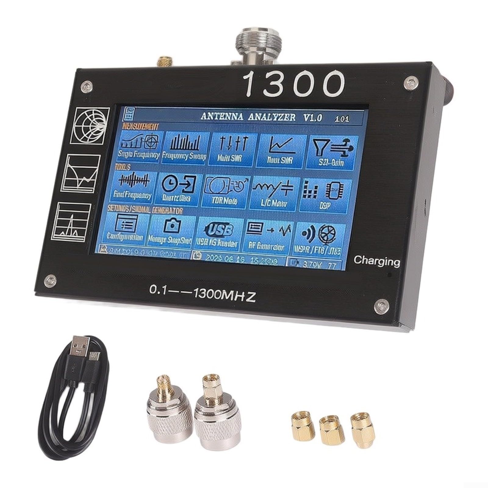 Vektor-Netzwerkanalysator Mini1300 Tragbares HF-Messgerät 0,1-1300