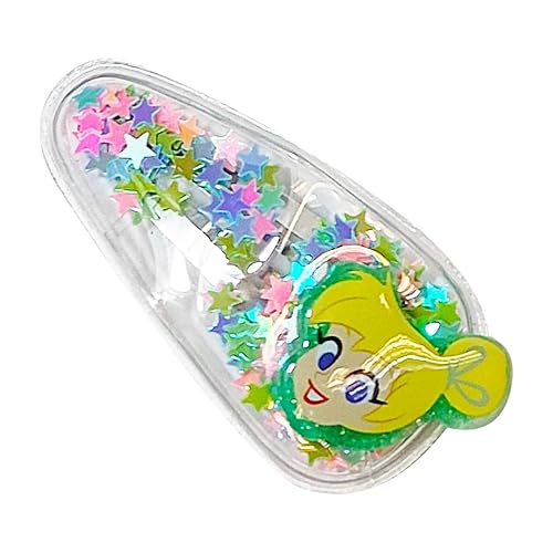 Miniatura 5 de LUV HER Disney 100 accesorios para el cabello para niñas, 6 pinzas para el cabello con figuras favoritas de Disney, pinzas mágicas de confeti para