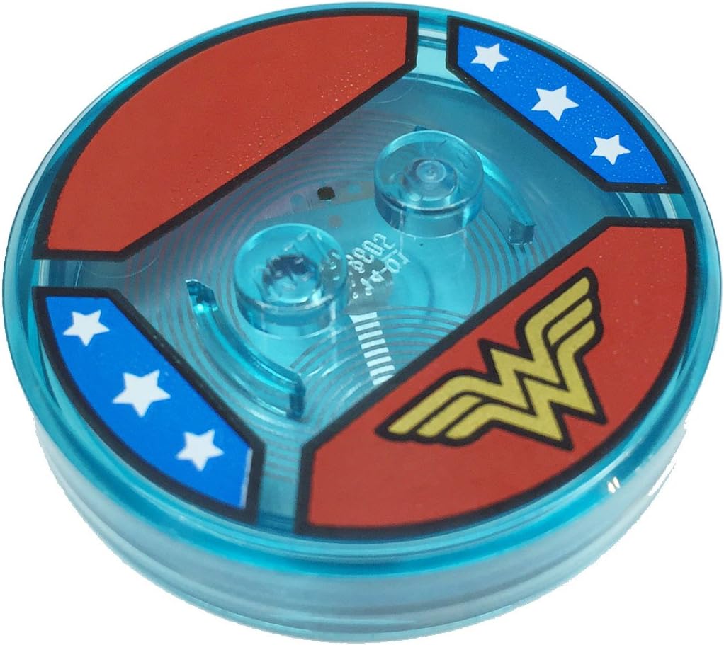 Lego Parts: Dimensions Toy Tag 4 x 4 x 2/3 with 2 Studs for Wonder Woman #19