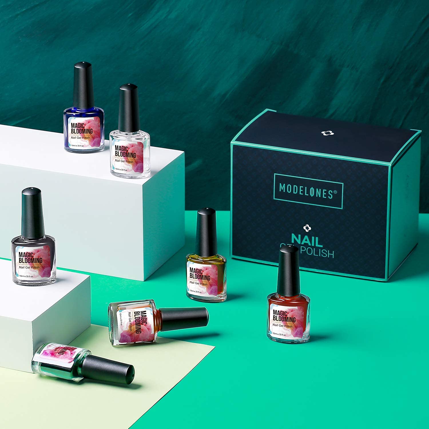 Amazon | Modelones ジェルネイル ネイルカラーインク マーブル