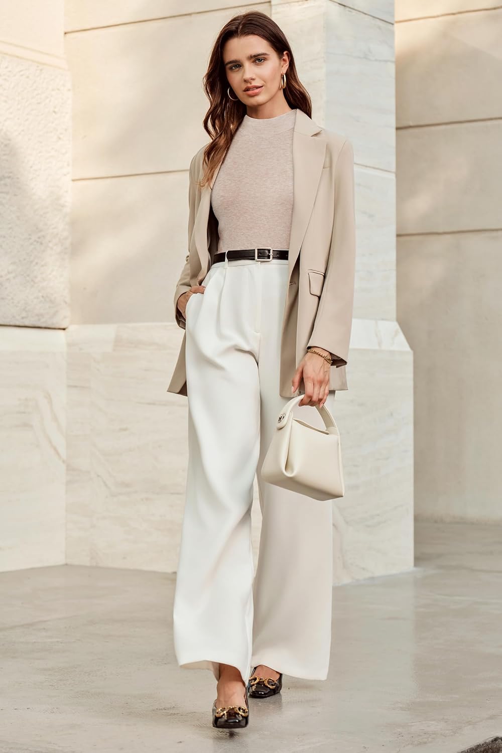 Arach&Cloz Womens Wool Blend Sweater Soft Turtleneck All-Season Casual Tank 2026 - Image 3