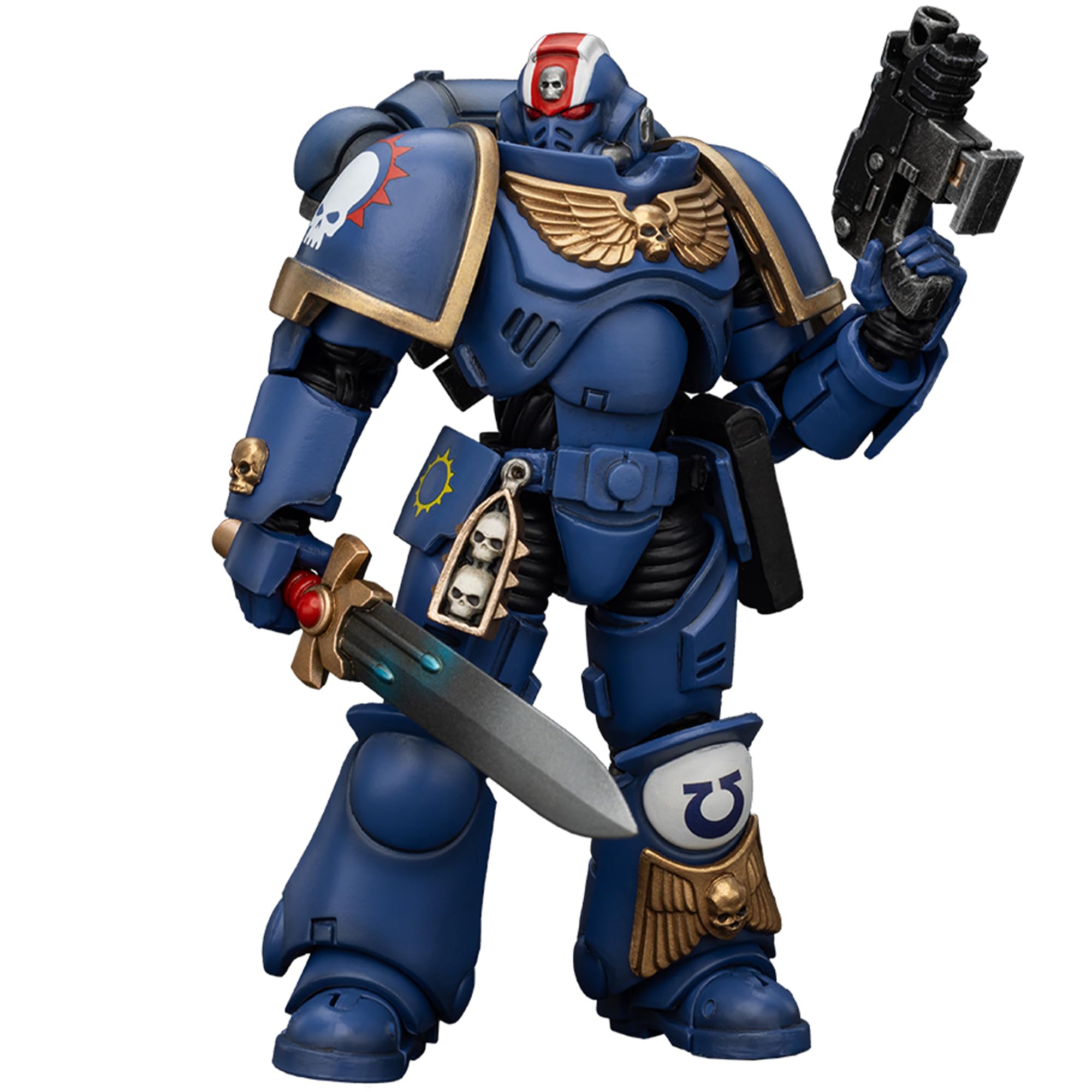TOYVERSE JOYTOY 1/18 Warhammer 40,000 Action Figure, Ultramarines Heroes of The Chapter Primaris Lieutenant Erastus, Movable Joints Character Model, Ages 15 and Up — image 1
