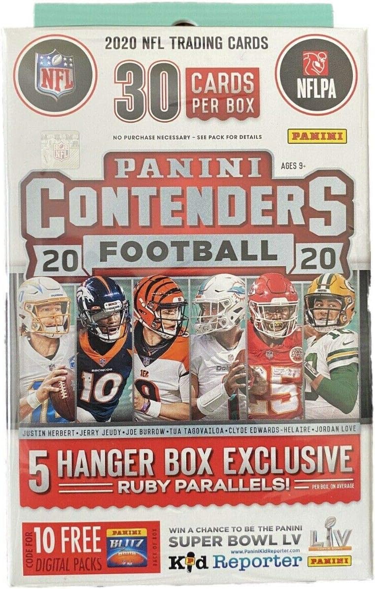 2020 Panini Contenders Football HANGER box (30 cards/box)