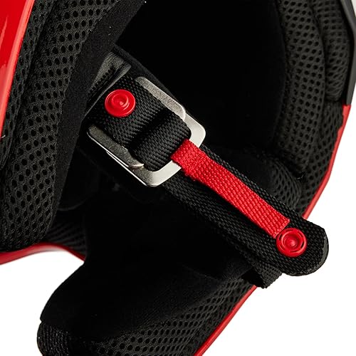 Miniatura 6 de Fox Racing Casco unisex para motocross V1, rojo fluorescente, XL