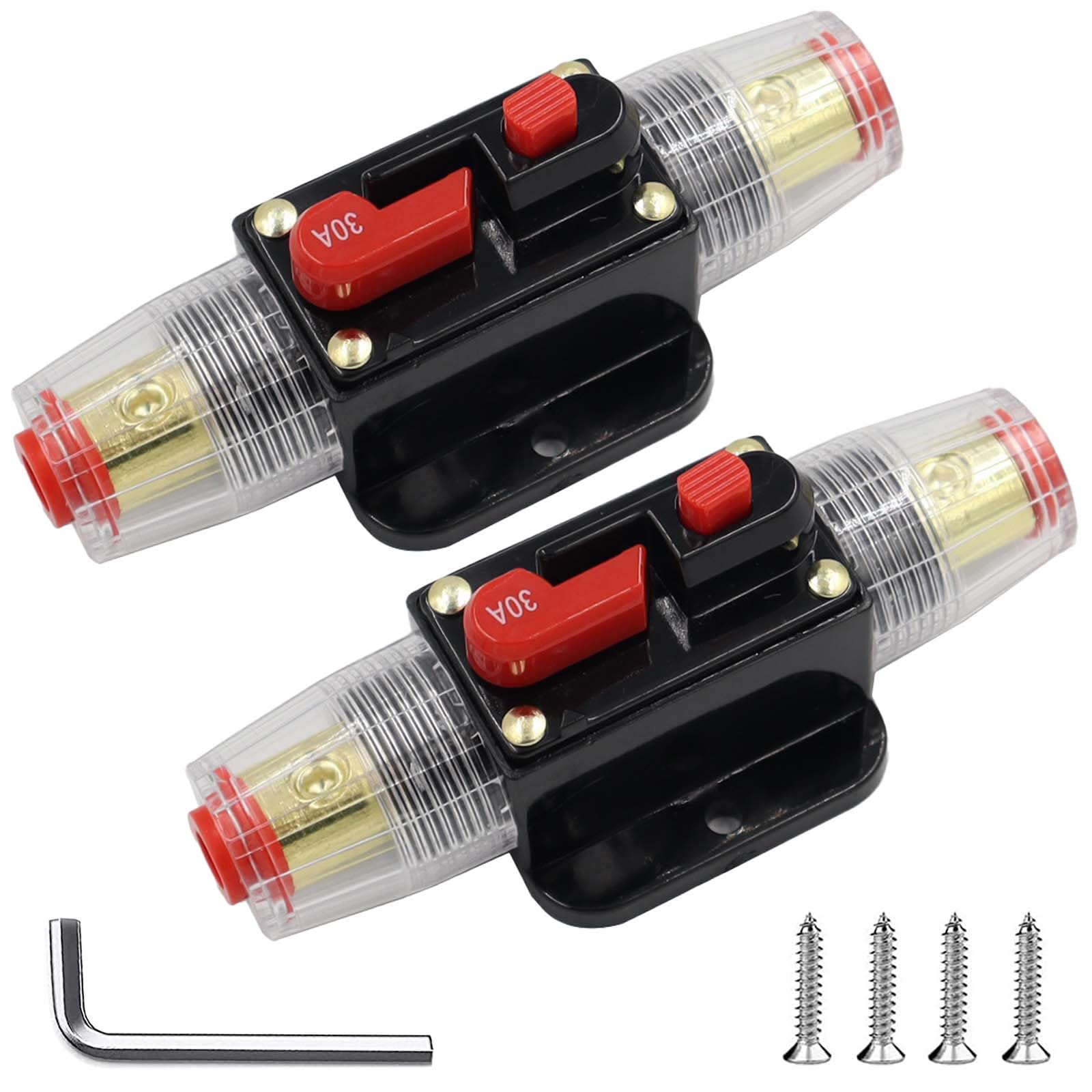 Auto Stroomonderbreker 2 Stuks 12V 24V Auto Reset