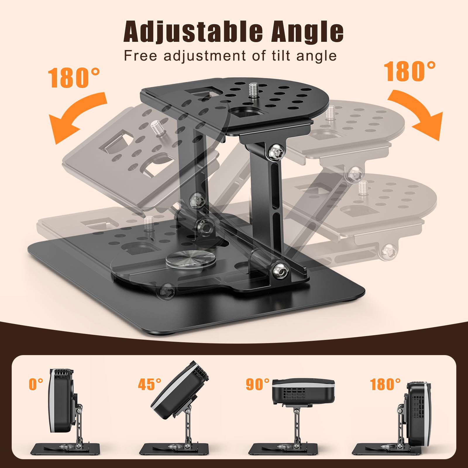 Kokiya Projector Wall Mount Shelf Projector Mount For Study Room Game Room White - View #6