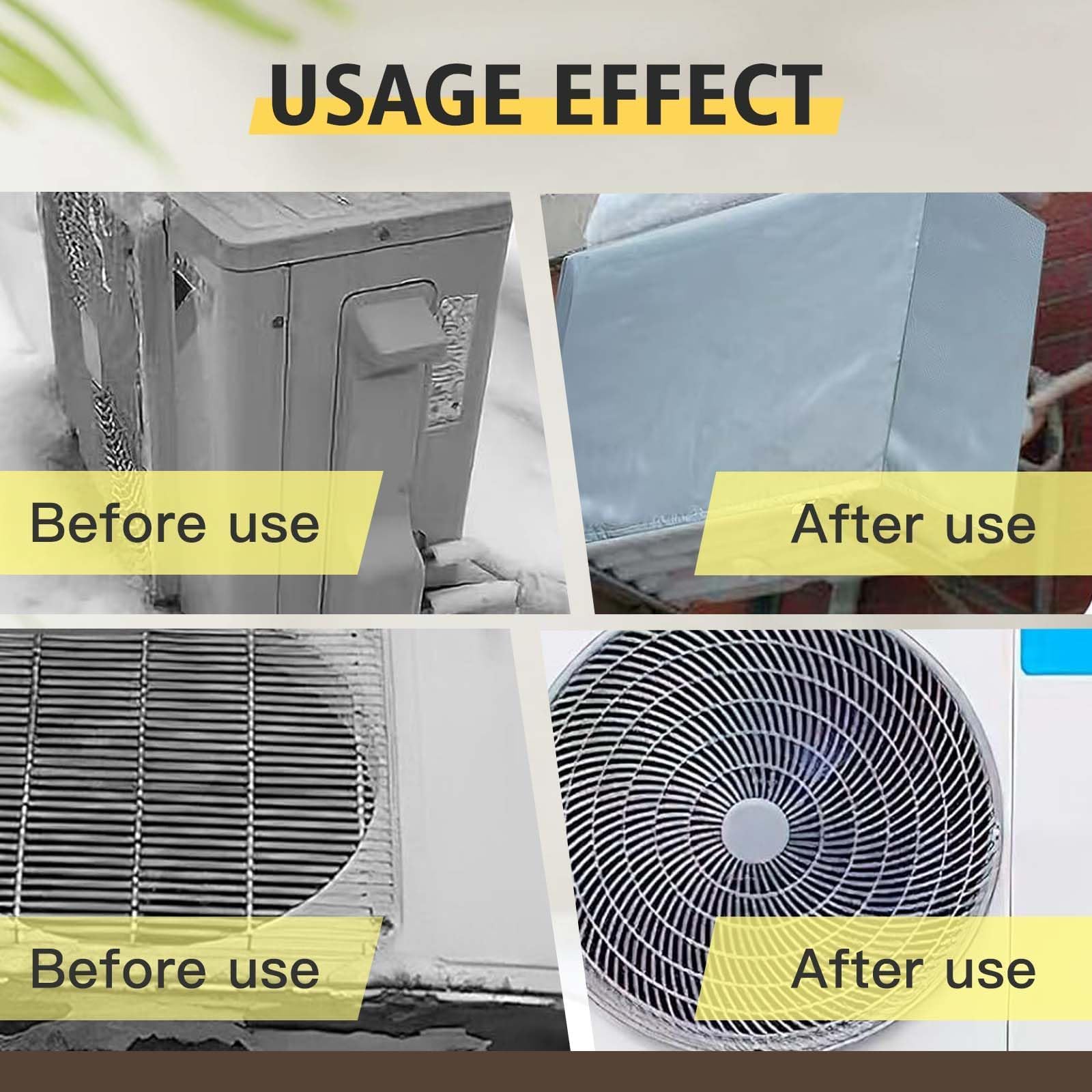 Copertura Impermeabile Per Condizionatore Esterno | Protegge Da Pioggia, Sole, Neve E Polvere | Taglia M (86x32x56 Cm)