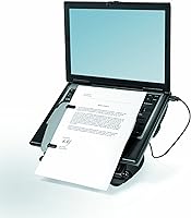 Vista 2 de Fellowes Estación de trabajo para portátil serie profesional con USB, negro (8024601)