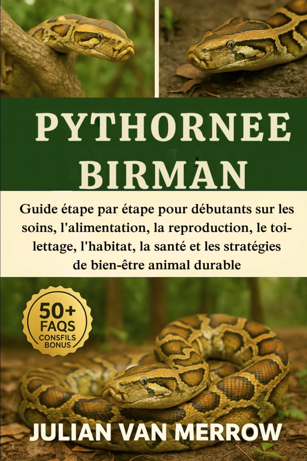 PYTHORNE BIRMAN: Guide étape par étape pour débutants sur les soins, l'alimentation, la reproduction, le toilettage, l'habitat, la santé et les stratégies de bien-être animal durable