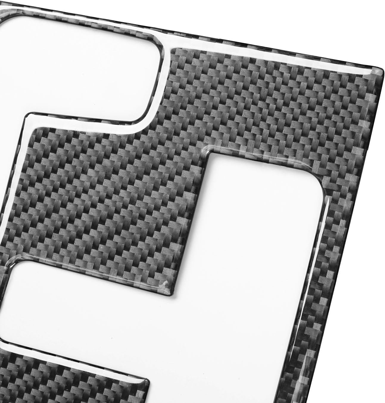Real Carbon Fiber Interior Accessories Sticker Compatible with Honda 11th Gen Civic/Civic Hybrid 2022 2023 2024 2025 2026 Car Front Overhead Accent Lights Decal Decor Black