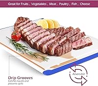 Vista 5 de Large Cutting Boards for Kitchen - Dishwasher Safe Non-Slip Cutting Boards with Juice Grooves, Easy Grip Handles - Large and Thick Chopping Board