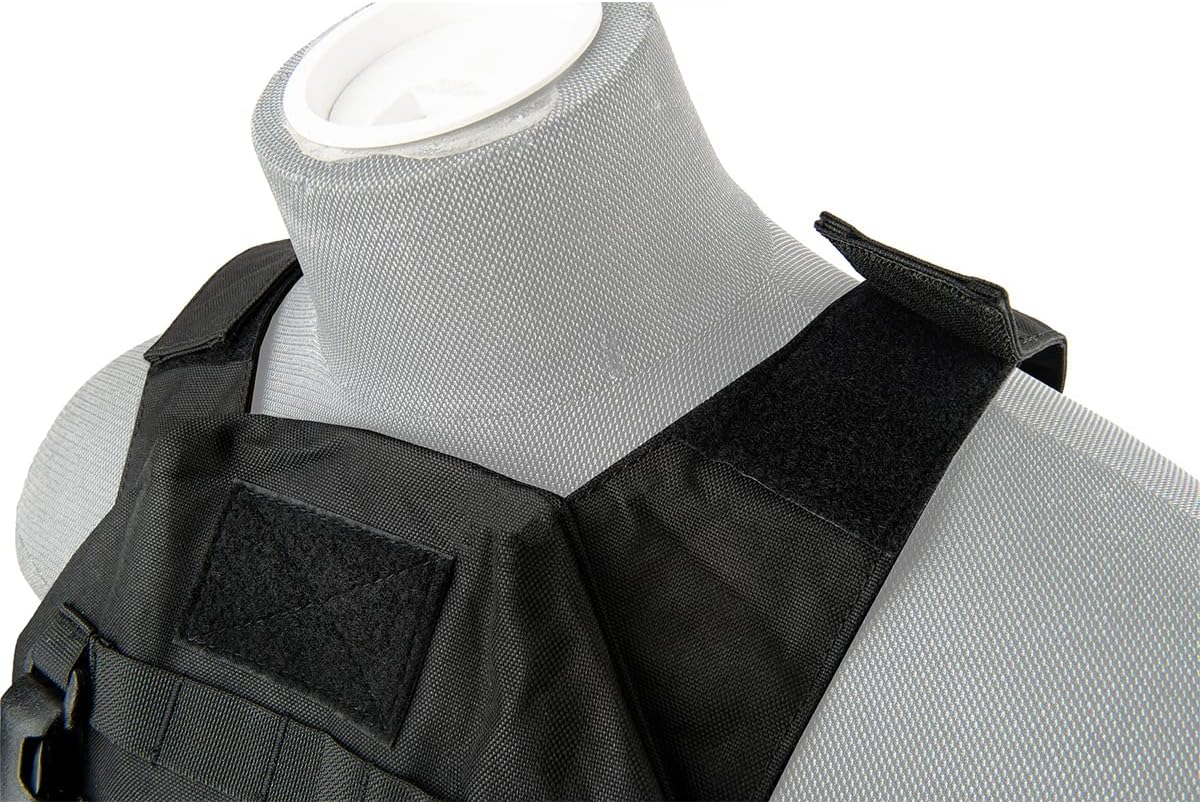 Lancer Tactical Lightweight Adaptive Recon Airsoft Tactical Vest w/Quick Detach Buckle-One Size Adjustable Customizable Fit