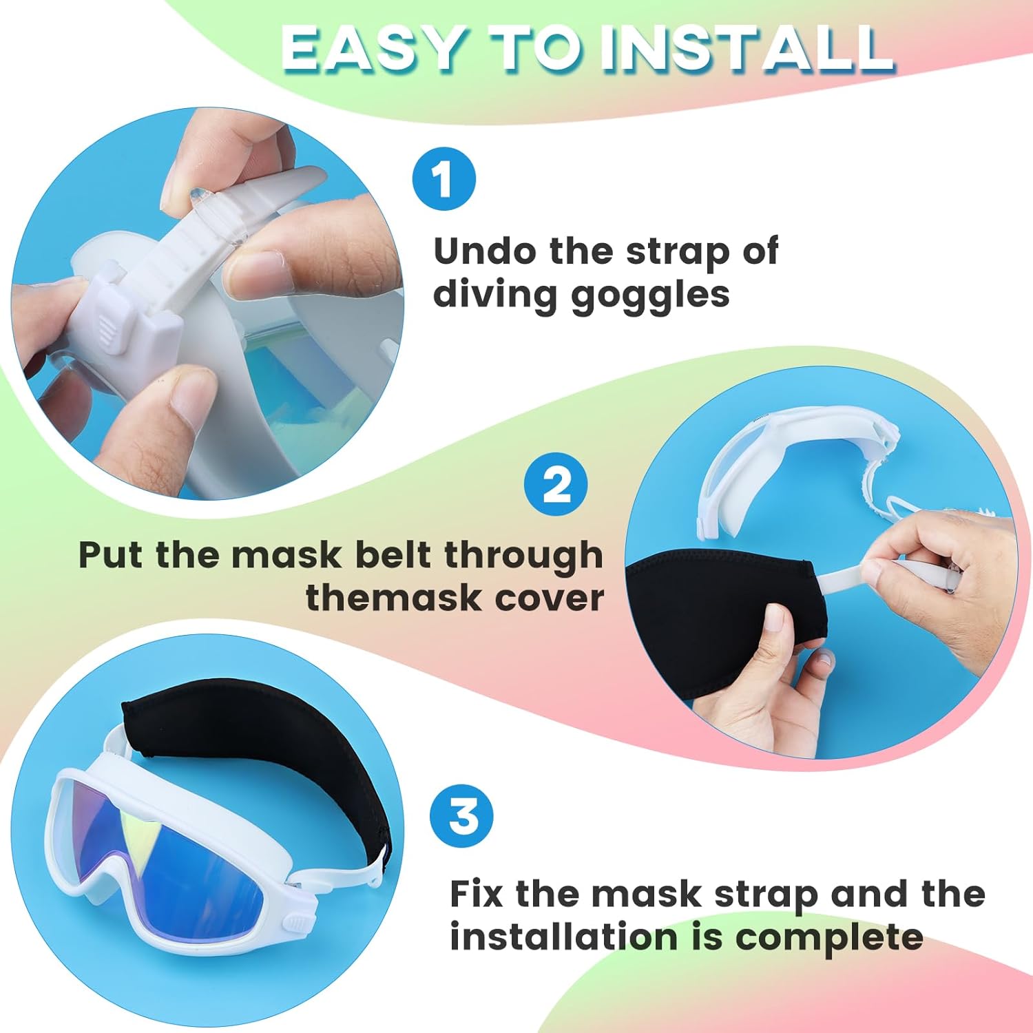 Large Mesh Dive Beach Bags and Scuba Mask Strap Cover