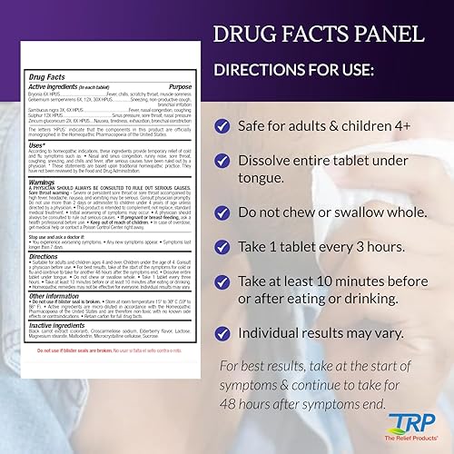 Miniatura 3 de Com-Pare2 Alivio del resfriado y gripe de saúco negro