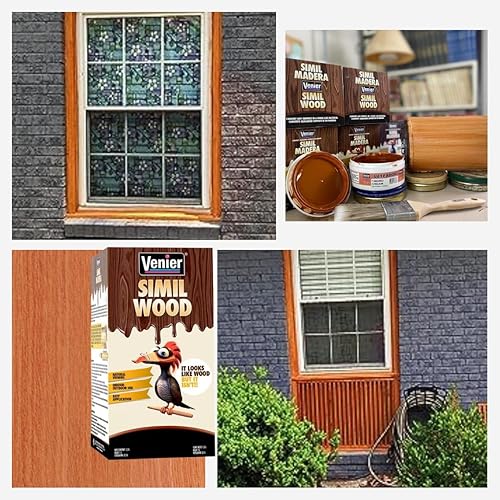 Miniatura 10 de Venier Pintura similar a la madera para puertas delanteras e interiores (roble oscuro) INFORMACIÓN DEL PRODUCTO 25,36 fl. oz (25.4 fl oz.)