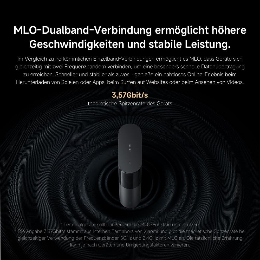 WLAN-Router WiFi7 BE3600 – 2.5G-Port, Mesh-WLAN, BLE, Multi-Geräte-Verbindung mit geringer Latenz
