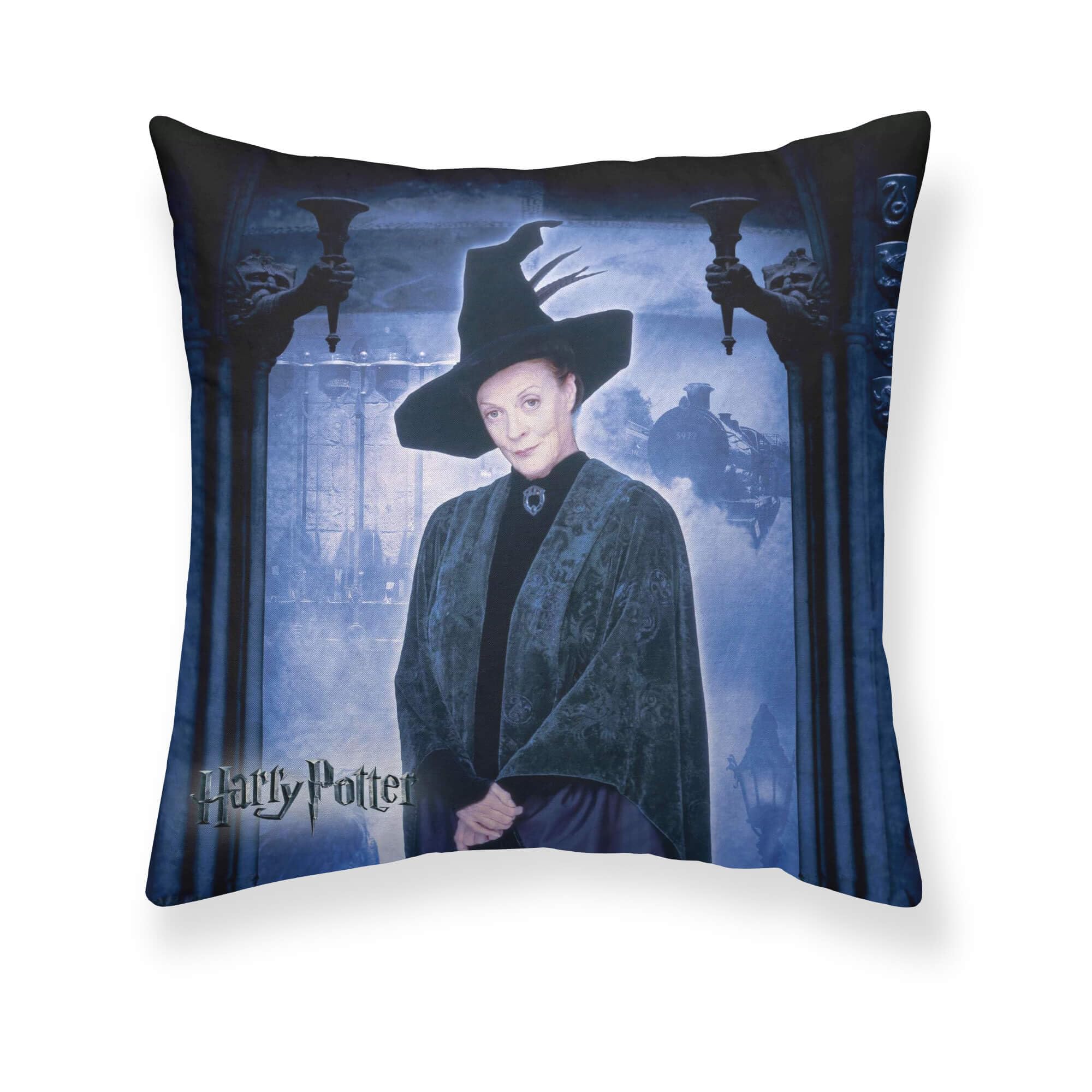 BELUM | Harry Potter Cushion Cover Size: 50 x 50 cm – Model: McGonagall A – Fabric: Half Panama 100% Cotton, 250 g.