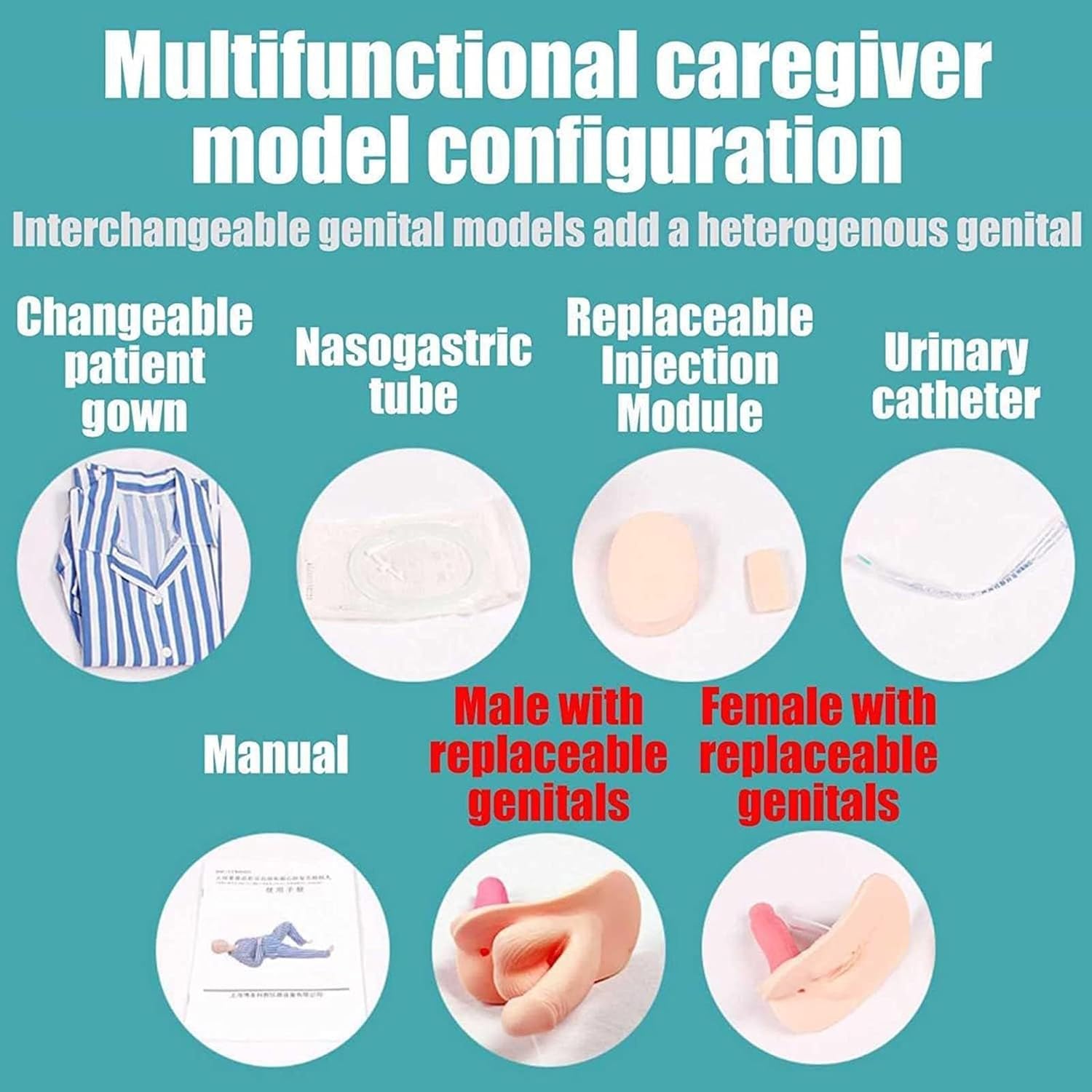 Simulador De Entrenamiento De Enfermería Multifuncional Hombres Y Mujeres Maniquí Primeros Auxilios Reanimación Cardiopulmonar 24 Modelo De Enseñanza De Enfermera Maniquí De Enfermería