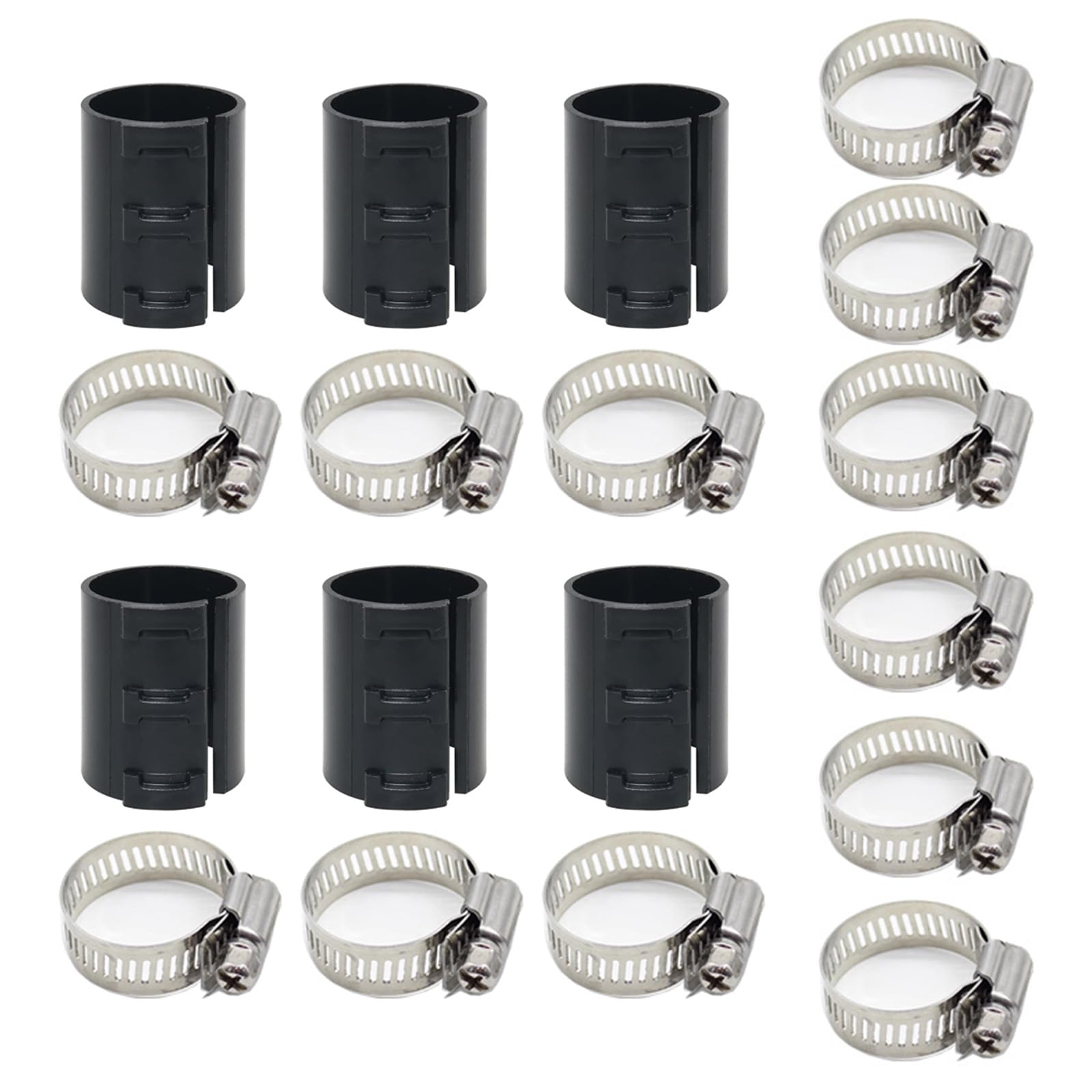18Pieces Practical Chair Height Set Accessory for Easy Repair and Stability Enhancement Chair Cylinder Stabilizers