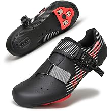 Kyedoo Mens Wide Cycling Shoes Compatible with Peloton Bike Shoes for Indoor Outdoor with Delta Cleats Gym Racing Bicycle