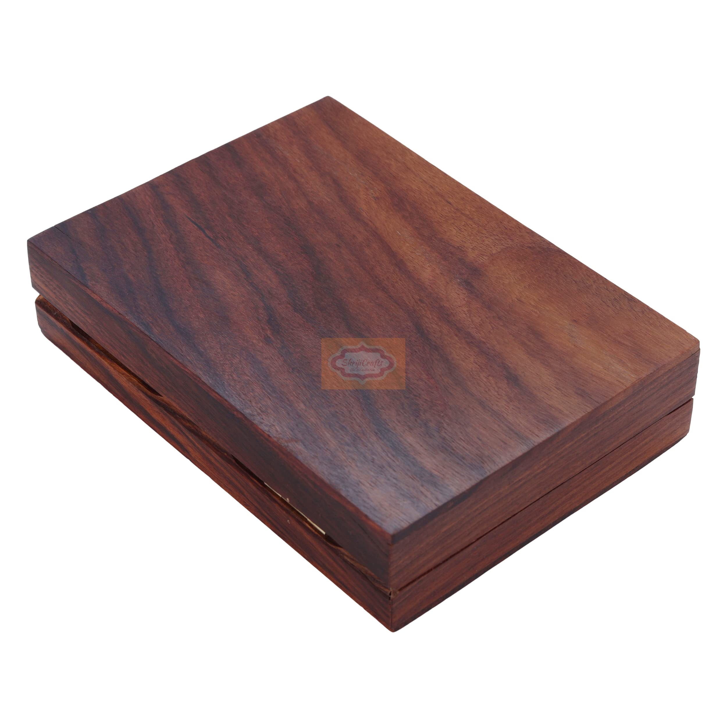Ortus Arts Wooden Playing Cards Storage Box – Handcrafted Antique Design Case Holder | Anniversary and Birthday Gifts 3