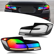 New Accessory Compatible with BMW 5-Series F10 2011-2016 Full LED Tail Lights with Sequential Turn Signal Dynamic Animation Rear Lamps Assembly