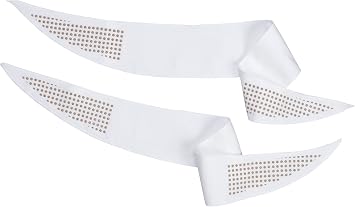 Tummy Liners with Anti-Slip Comfort Dots, Set of 2 White