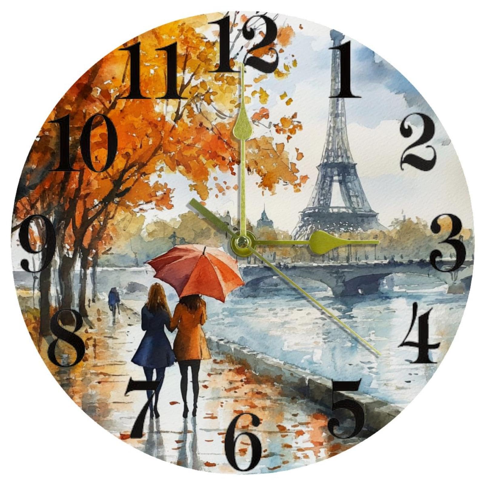Horloge murale sans tic-tac pour retrouver le sommeil et la concentration
