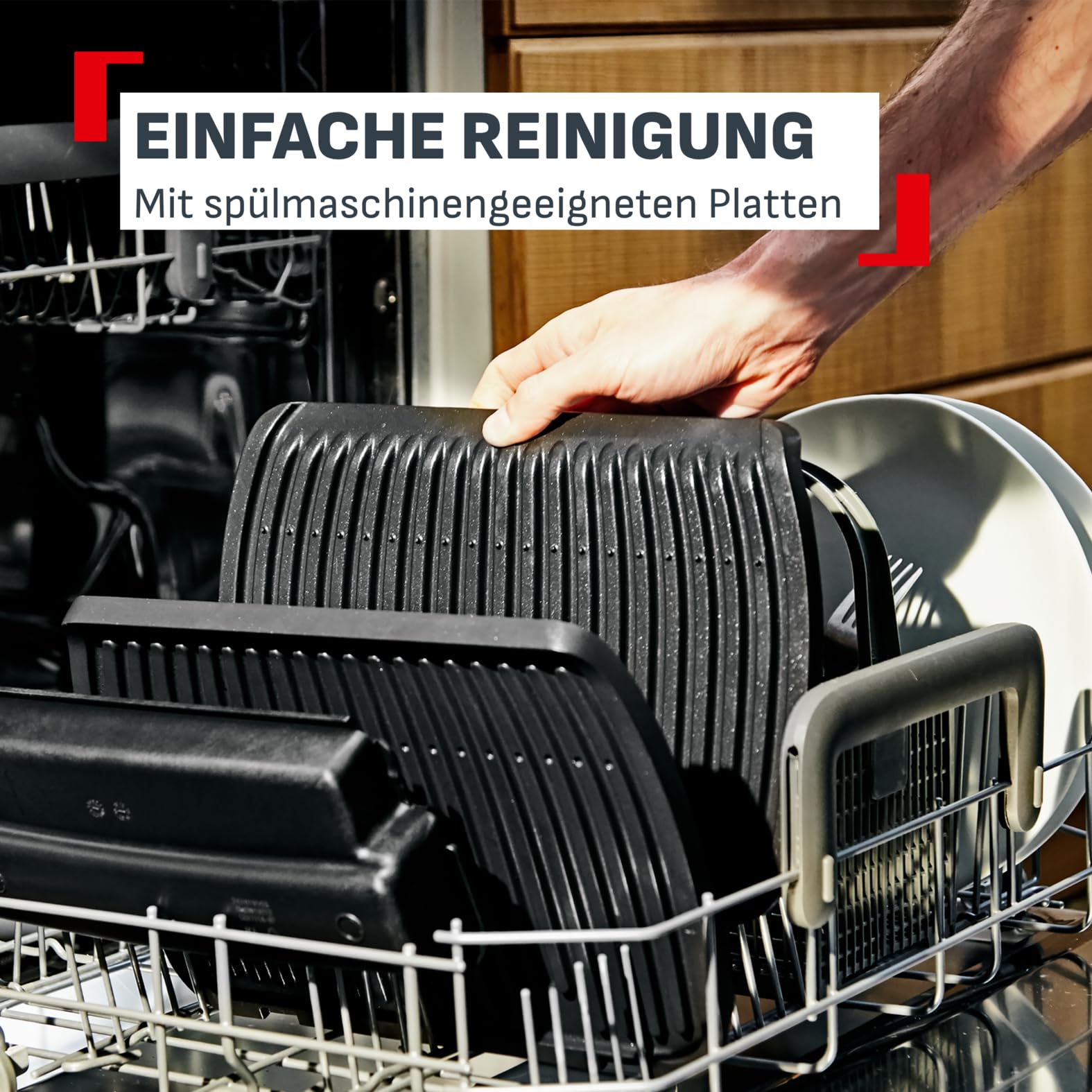 Tefal OptiGrill Elite XL Kontaktgrill, 16 Programme, digitales Display, abnehmbare XL-Platten, Elektrogrill, schwarz