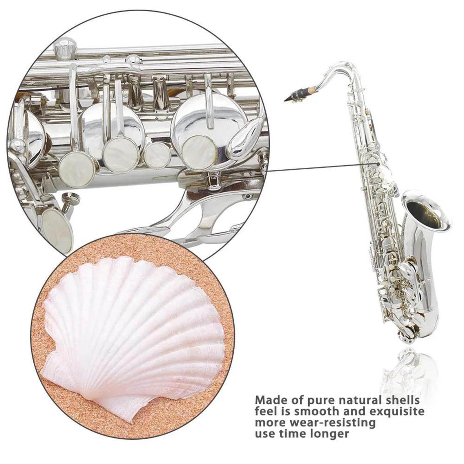 Saxophone Instruments De Musique Saxophone Ténor Sib Professionnel Argent