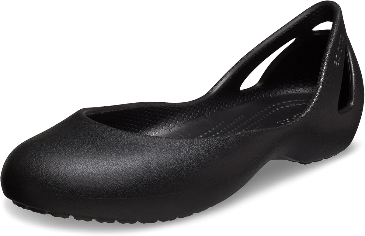 Amazon.com | Crocs Women's Kadee Ballet Flats, Black, 7 | Flats