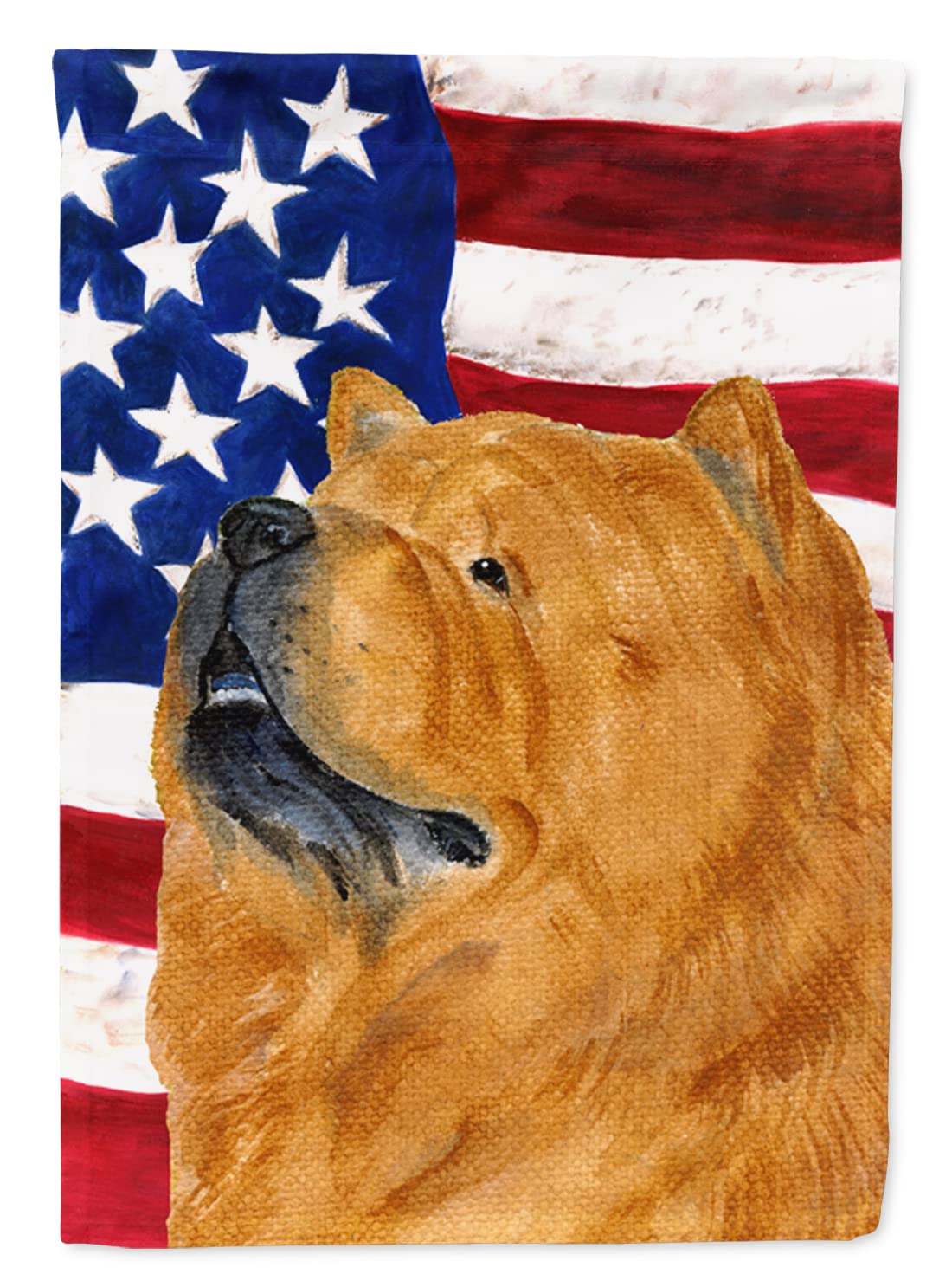 Chow Chow Flag Canvas House Size Caroline's Treasures drapeau multicolor