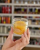 Vista 7 de DEYBBY Juego de 3 velas en tarro de cera de abejas, velas de cera de abejas, regalo de 18 horas de combustión, vela de cera de abejas para cena