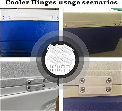 Miniatura 2 de Bisagras de repuesto para hieleras Igloo, piezas de bisagras de repuesto para refrigerador, piezas de bisagras de alta dureza, para piezas de