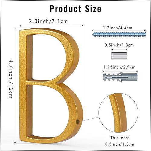 Miniatura 88 de VONDERSO - Letrero de dirección flotante de 5 pulgadas para exteriores de metal negro moderno para patio, calle y buzón, números de dirección Negro 1