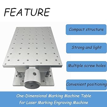 INTBUYING One-Dimensional Marking Machine Table for Laser