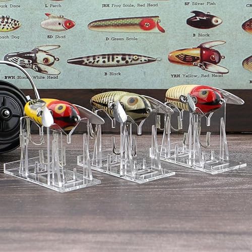 Miniatura 5 de OnFireGuy Paquete de 5 caballetes de exhibición de señuelos de pesca