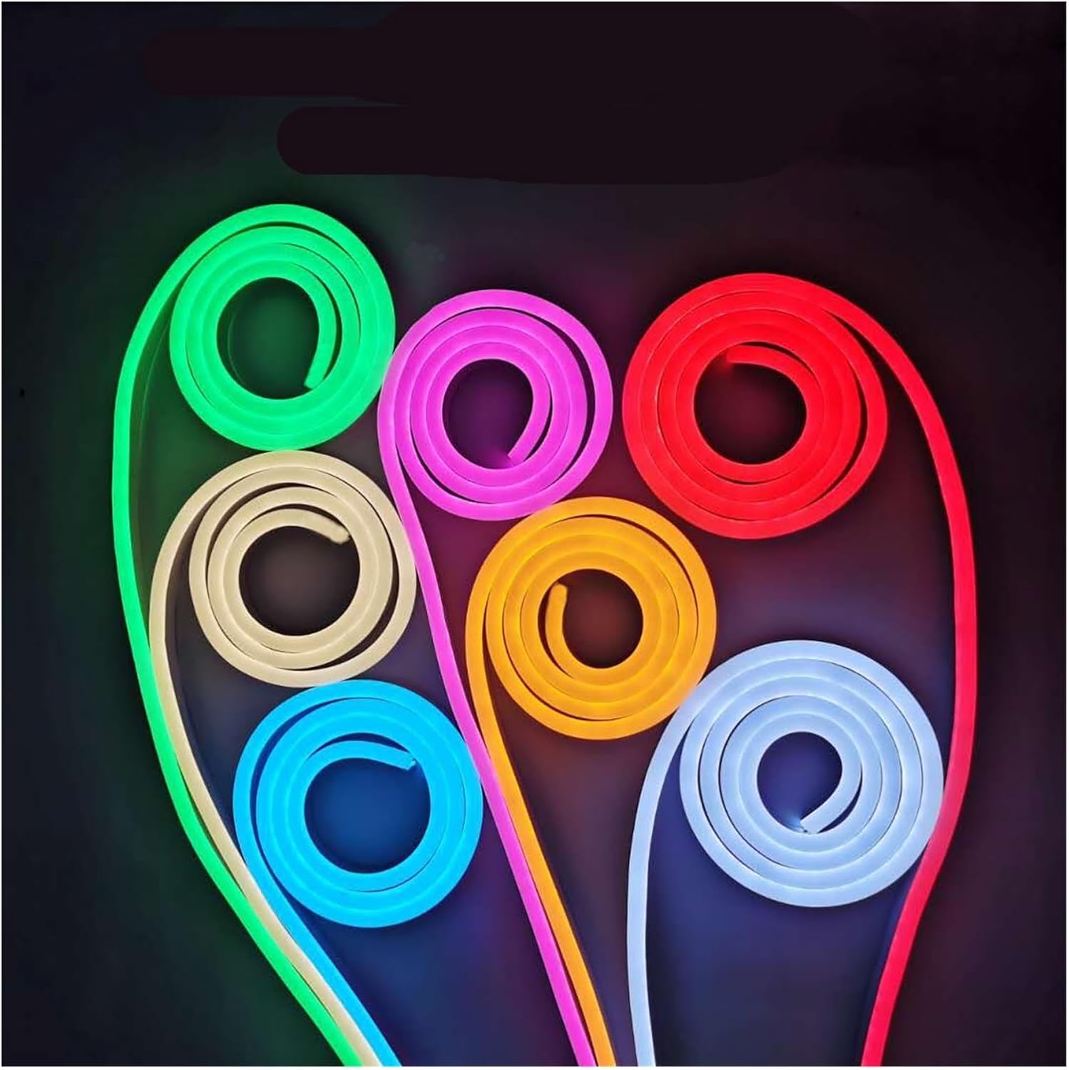 10 Meters LED Flexible Light Strip 220V neon Light Strip Ceiling KTV Signature Shape 2835 120 lamp Beads Home Hotel(Yellow Light)