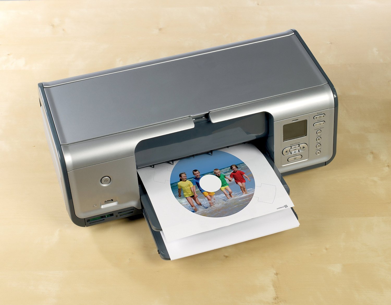 Avery Zweckform L6015-25 CD-Etiketten inkl. Zentrierhilfe (117 mm, 25 Blatt/50 Etiketten) weiß (mit Zentrierhilfe, 100 St.)