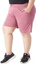 CUPID Women Printed Cotton Comfortable Barmuda/Shorts for Sports, Yoga, Daily Use Gym, Night Wear, Casual Wear for Ladies, 2XL to 7XL
