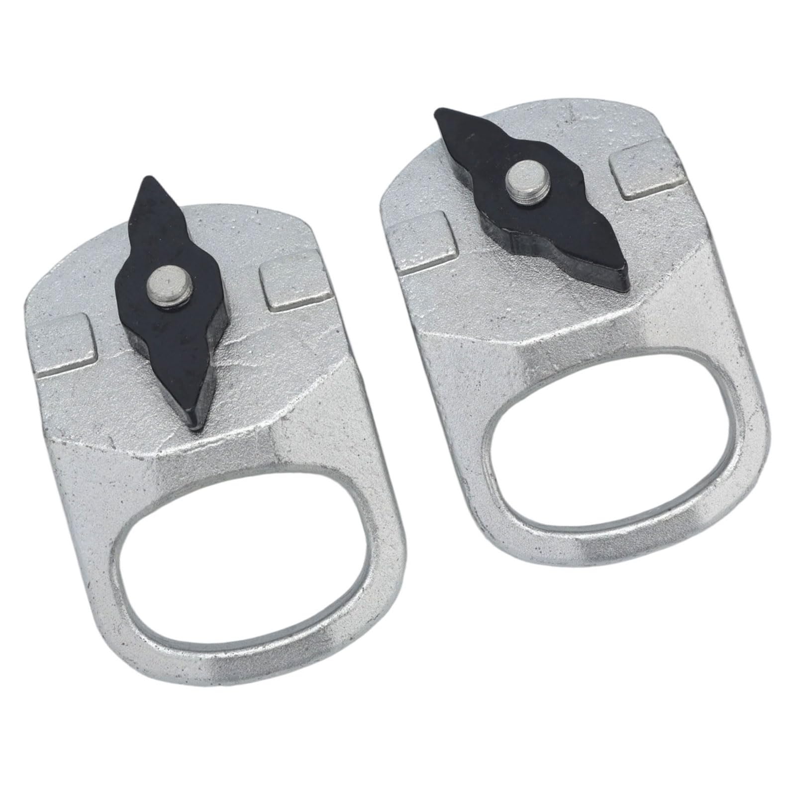 Anillos en D & Ride de Acero con Bases de Montaje