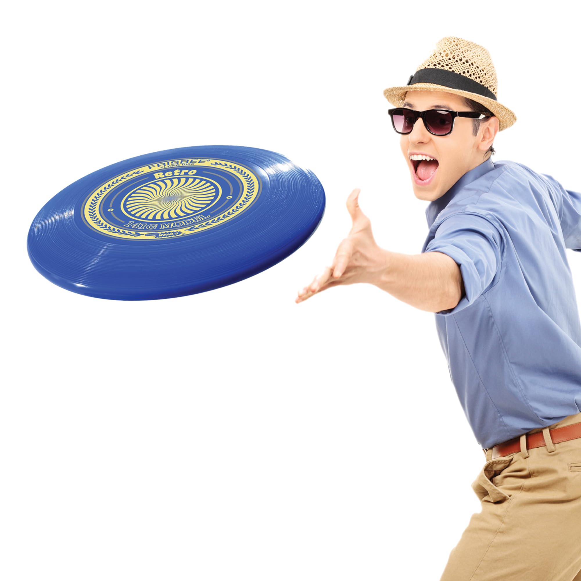 Winning Moves Classic Wham-O Frisbee Games USA, The Original Flying Disc for Kids and Adults Ages 5+