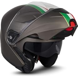 Nzi Combi 2 Duo MOTO F19 Integrale Moto Casco da Motocicletta, ECE certificado