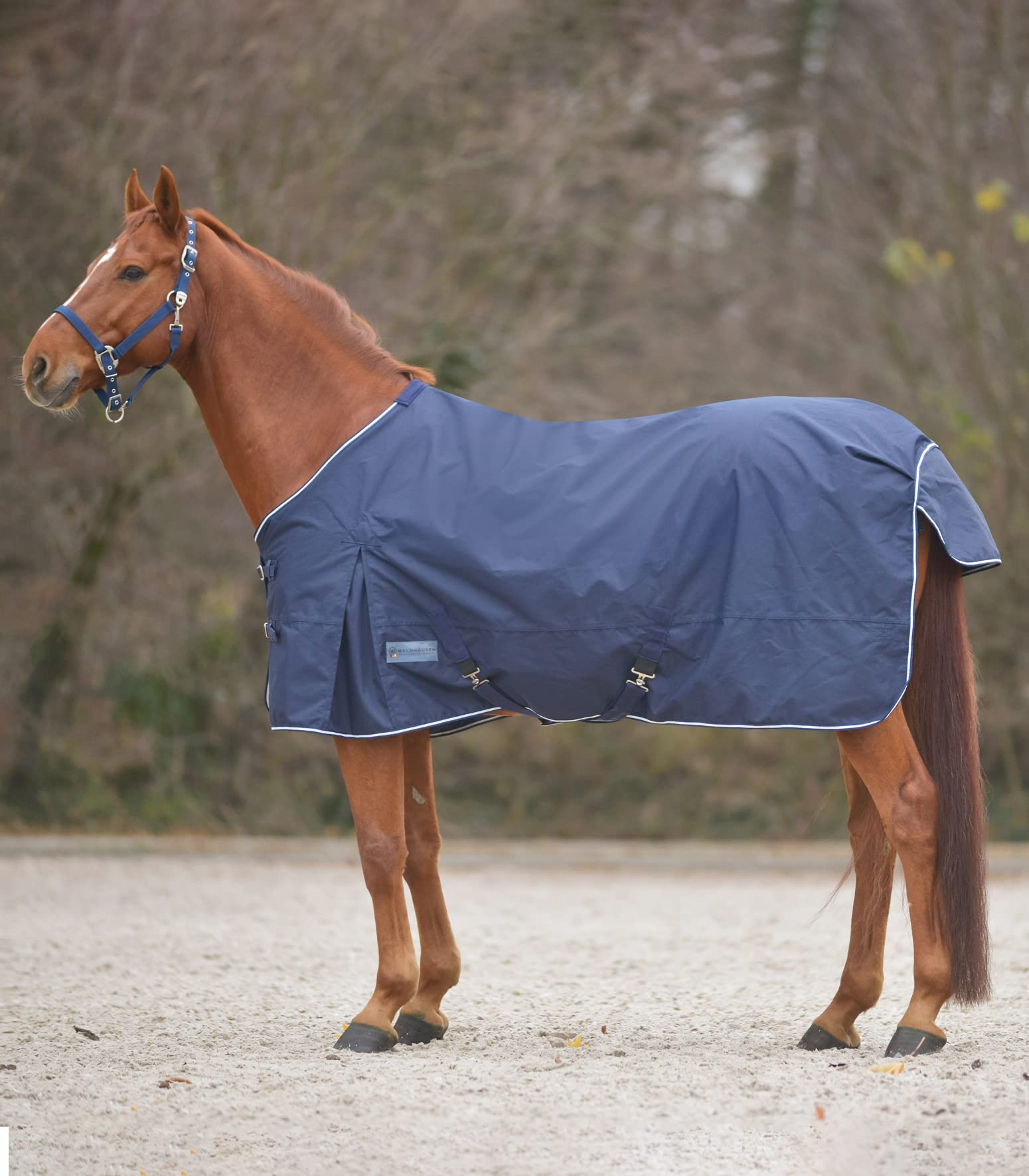 WALDHAUSEN Comfort - Manta impermeable (165 cm), color azul