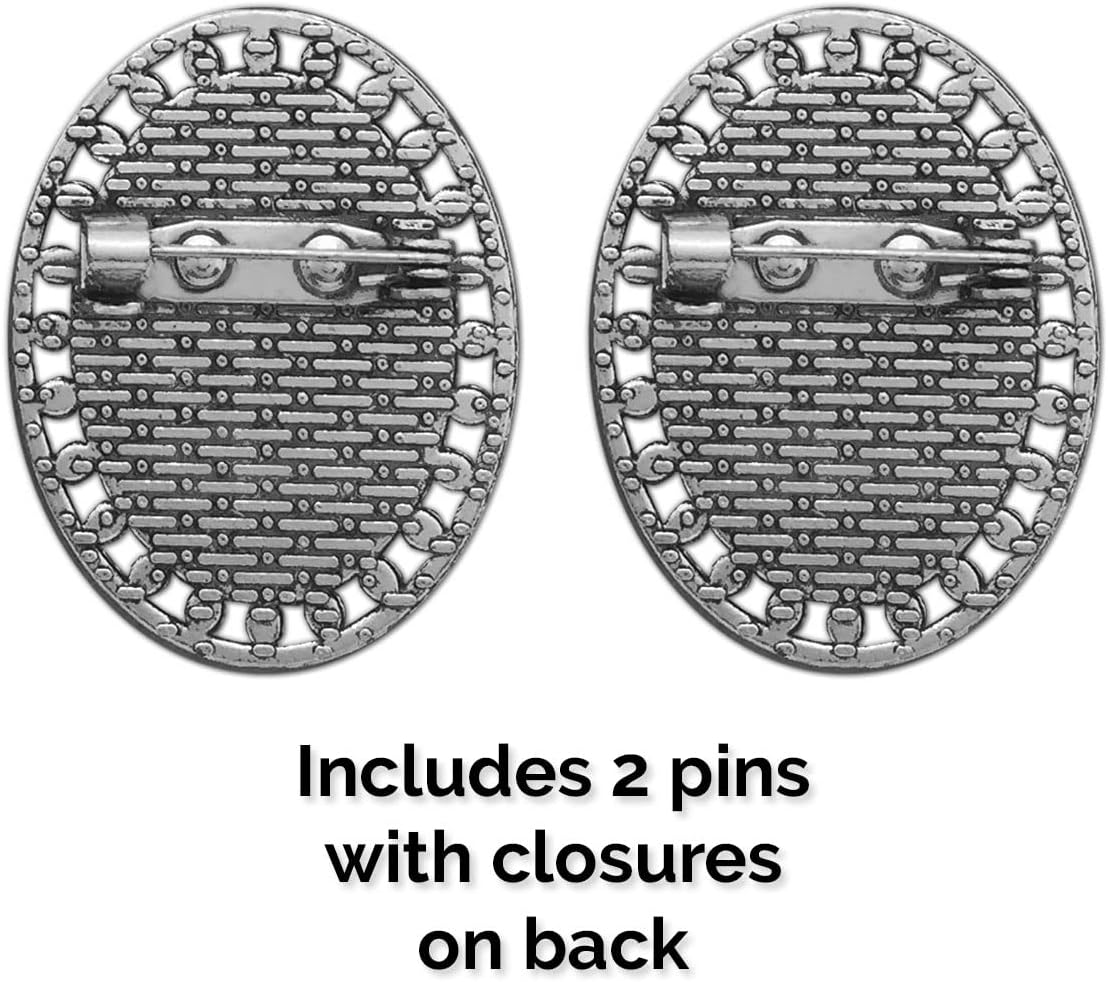 Photo Lapel or Tie Pins 2 Pack for Groom Wedding Memorial Funeral Boutonniere Pin Add Your Own Photo with Resizer Gift for Groomsmen or Bouquet - Image 2