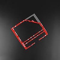 Vista 8 de AIRSPEED para Porsche Panamera 2010-2016, cubierta de marco de pantalla de navegación, botón de consola central del coche, adhesivo de marco